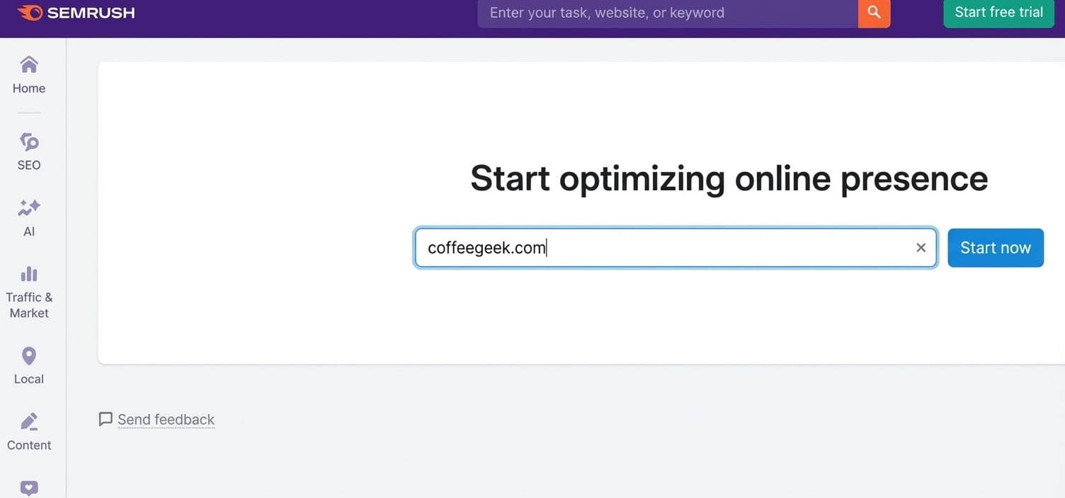 SEMrush新手入门教程：7步掌握SEO优化工具完整指南