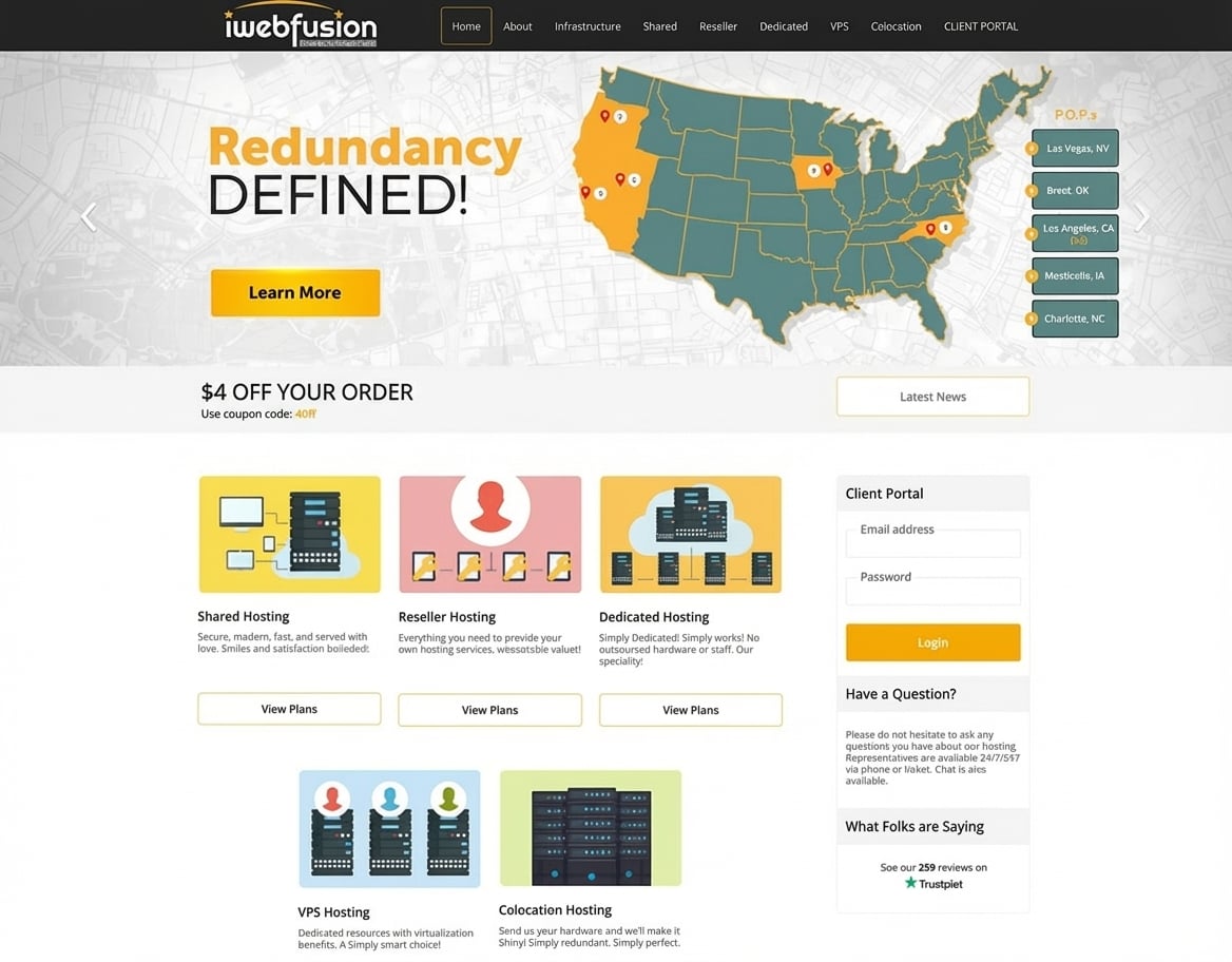 iWebFusion美国独立服务器清库存大促 - Intel/AMD高配低至$72/月