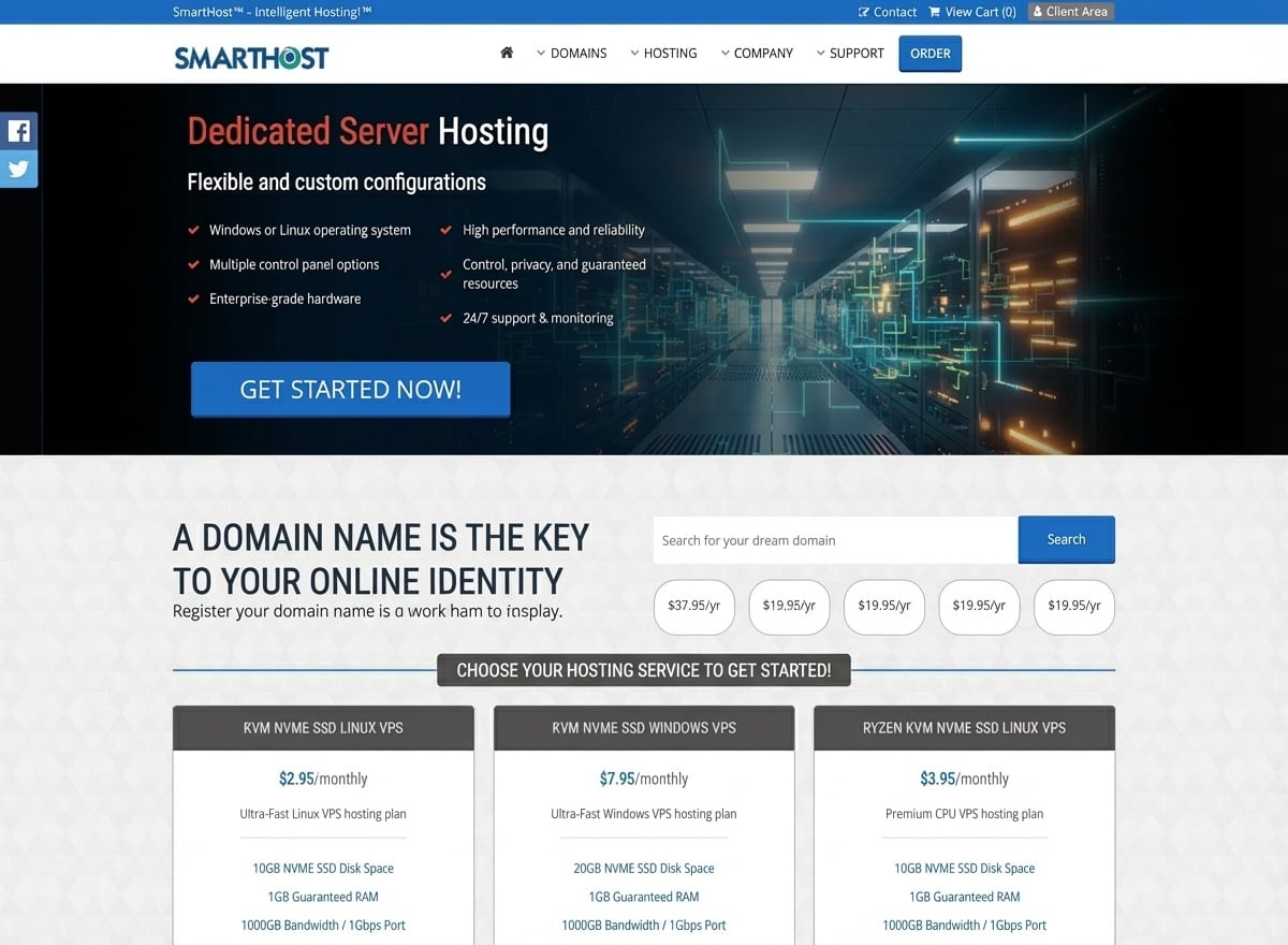 SmartHost美国拉斯维加斯VPS深度评测：原生IP+AMD Ryzen 9 9900X性能怪兽