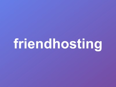 FriendHosting ENIAC日特惠:全场VDS/虚拟主机7折起,低至€1.99